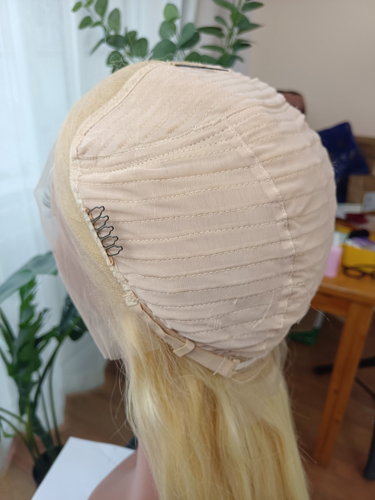 KELLY 【WA-NF003】613 10inches to 14inches Lace Front Wigs Blonde Human Hair for Women Straight Brazilian Remy Hair Wig