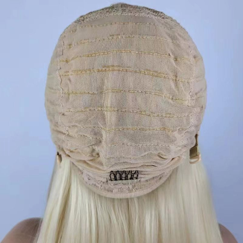 ANDREA【WA-STW010】24inches Front lace wigs 613 color synthetic wigs