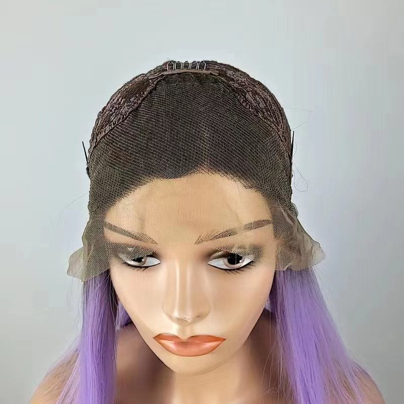 BETSY【WA-STW017】26inches 13*3 lace front wigs Purple Synthetic Wigs
