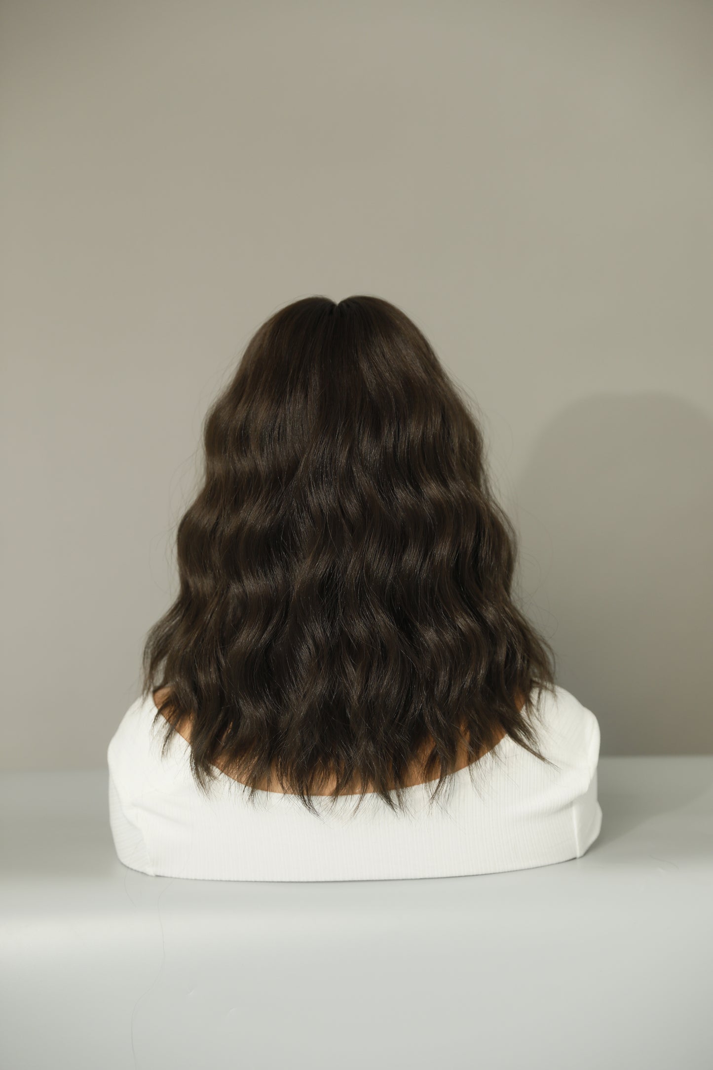 BIANCA【WA-XY1053】15inches Brown & Blonde Highlight Curly Wig Synthetic Daily or Party