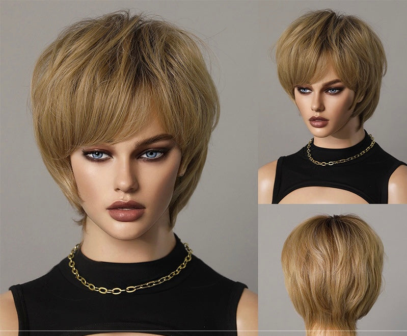 BARBARA【WA-XYMW1052】 28inches Wigs for Women, Japanese Heat Resistant Synthetic Blonde Body Wave for Daily Use, Party