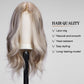 Romy 【WA-11026-1】 Platinum Blonde Wavy Wig 22 inch Synthetic Lace Frontal  Daily or Party