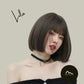 Cool Brown Layered Short Curly Hair Convertible Bangs 30CM High-temperature Fiber Fashionable Wig for Women Daily & Stylish