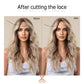 Tiffany 【WA-66200-1】 Hot Sale Ombre  Blonde  Wavy Wig 26 inch Synthetic Lace Frontal  Daily or Party