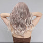 JOLIE【WA-SM9027】 24" Ombre Pink Blonde Loose Wavy Lace Front Synthetic Wigs for Daily Use/Party