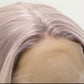 JOLIE【WA-SM9027】 24" Ombre Pink Blonde Loose Wavy Lace Front Synthetic Wigs for Daily Use/Party