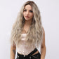 Christina 【WA-SM9017】 Hot Sale Ombre  Blonde  Wavy Wig 26 inch Synthetic Lace Frontal  Daily or Party