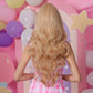 BARBIE 【WA-LAIC1105-1】 28inches Wigs for Women, Disney Princess,Japanese Heat Resistant Synthetic  Warm Blonde Body Wave for Daily Use, Par