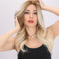 KATIE【WA-SM279-4】 22" Long Wavy Lace Wigs for Women,Ash Blonde With Highlights Wig,Long Loose Body Wave Wig Synthetic Wig Full Wig for Daily Use