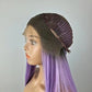 BETSY【WA-STW017】26inches 13*3 lace front wigs Purple Synthetic Wigs