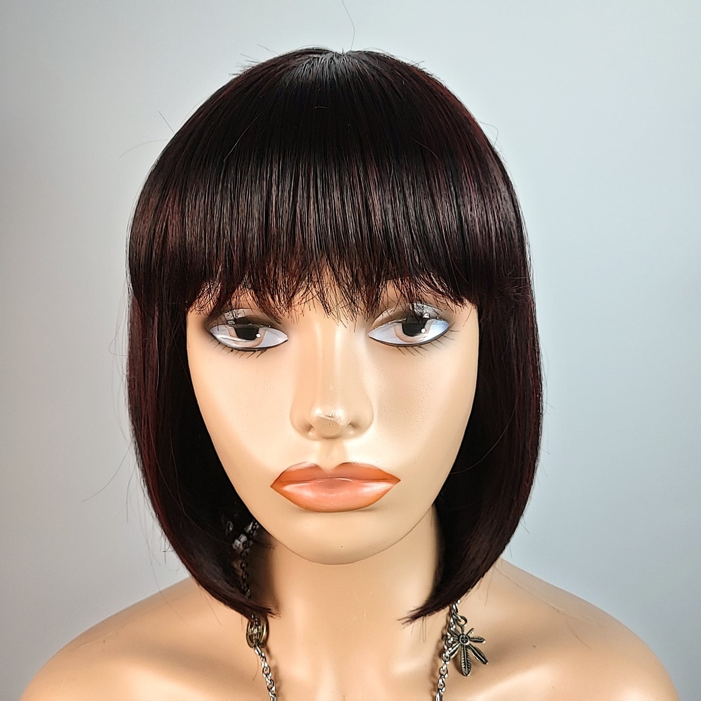 ALMA【WA-BOB005】10inches BOB wigs with bangs synthetic wigs