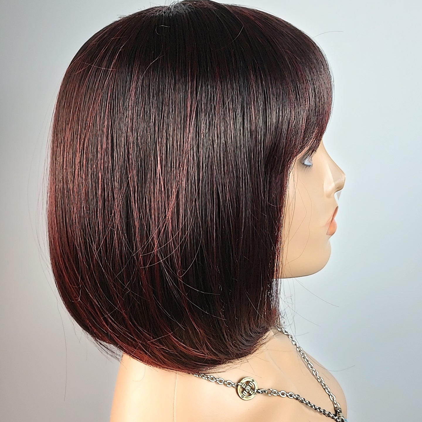 ALMA【WA-BOB005】10inches BOB wigs with bangs synthetic wigs