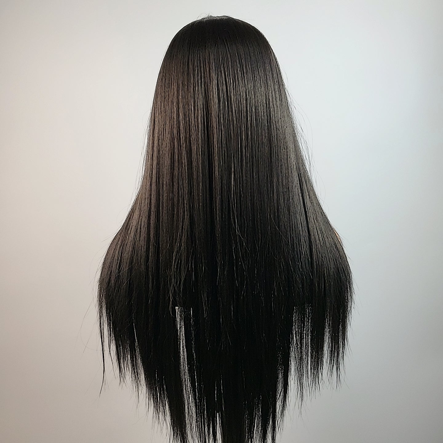 ALVA【WA-STW018】24inches synthetic wig black straight wigs with natural colour