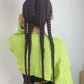 BERYL【WA-BRAID11】30inches Synthetic Braided Lace Front Wig 4x Twist Braids Wig with Baby Hair Heat Resistant Fiber Wig for Cosplay Party RainaHair