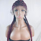 BERYL【WA-BRAID11】30inches Synthetic Braided Lace Front Wig 4x Twist Braids Wig with Baby Hair Heat Resistant Fiber Wig for Cosplay Party RainaHair