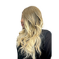 RORY 【WA-LABL66111】 24inches Frontal Lace Wigs for Women, Japanese Heat Resistant Synthetic  Brown & Blonde Highlight Body Wave for Daily Use, Party