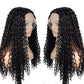 MELISSA【WA-WATER010】30 inches Water Wave Lace Frontal Wig Natural Black Synthetic Wig