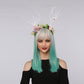 ISLA【WA-LAIC6045】 24" Straight Split Color Wigs for Women, Trendy Wig Synthetic  for Daily Use or Party