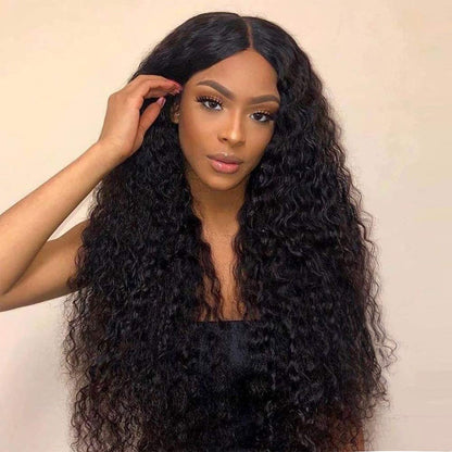 GLORY【WA-NYL2312】 Queens Long Curly Wig for Women Synthetic  Wavy Wigs Middle Part Wigs Heat Resistant Fiber for Daily Party Use