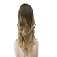 RORY 【WA-LABL66111】 24inches Frontal Lace Wigs for Women, Japanese Heat Resistant Synthetic  Brown & Blonde Highlight Body Wave for Daily Use, Party