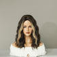 BIANCA【WA-XY1053】15inches Brown & Blonde Highlight  Curly Wig  Synthetic Daily or Party
