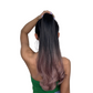 VIVIAN【WA-NMW011-3】Black & Purple Highlight Ponytail for Women Synthetic  for Daily Use