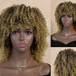 PRISCA【WA-XY1051-1】 12" Afro Trending Vintage Wigs for Women, Synthetic  for Daily Use, Party