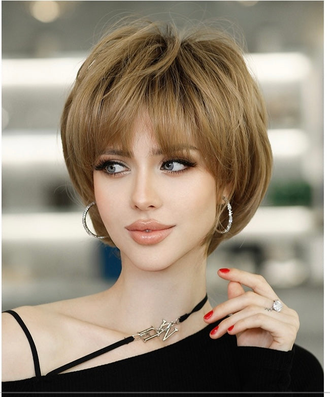 BARBARA【WA-XYMW1052】 28inches Wigs for Women, Japanese Heat Resistant Synthetic  Blonde Body Wave for Daily Use, Party