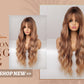 JUNIPER【WA-LAIC6118】28inches Honey Brown Body Wave Synthetic Machine-Made Wig  Heat Resistant Fiber Hair Daily or Party