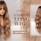 JUNIPER【WA-LAIC6118】28inches Honey Brown Body Wave Synthetic Machine-Made Wig  Heat Resistant Fiber Hair Daily or Party