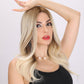 KATIE【WA-SM279-4】 22" Long Wavy Lace Wigs for Women,Ash Blonde With Highlights Wig,Long Loose Body Wave Wig Synthetic Wig Full Wig for Daily Use