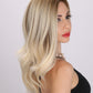 KATIE【WA-SM279-4】 22" Long Wavy Lace Wigs for Women,Ash Blonde With Highlights Wig,Long Loose Body Wave Wig Synthetic Wig Full Wig for Daily Use