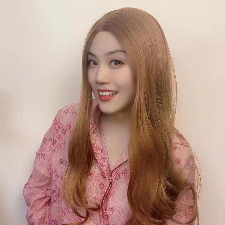 KAREN【WA-BODY009】 30 inches Golden  Body Wave Lace Closure Wig